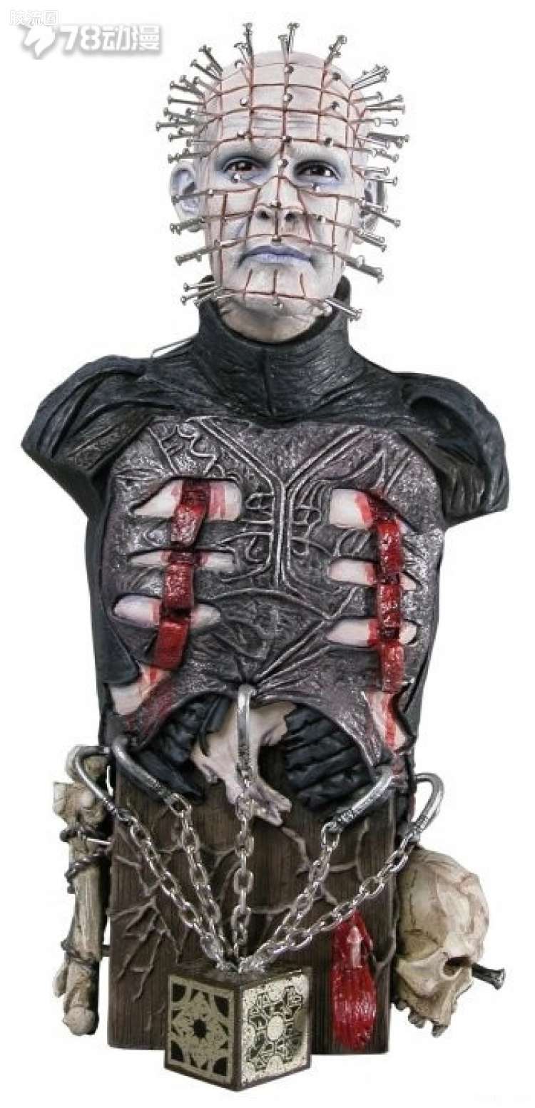 NECA胸像系列 限定版 养鬼吃人 hellraiser 钉子头 限量树脂胸像