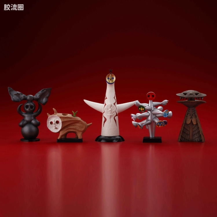 海洋堂扭蛋盒蛋系列 综合 冈本太郎 杰作选