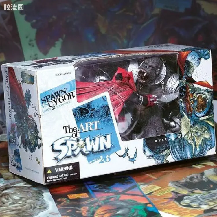 麦克法兰再生侠系列 第26代 再生侠VS机械猩猩(SPAWN VS CY-GOR (ISSUE 57 COVER ART))