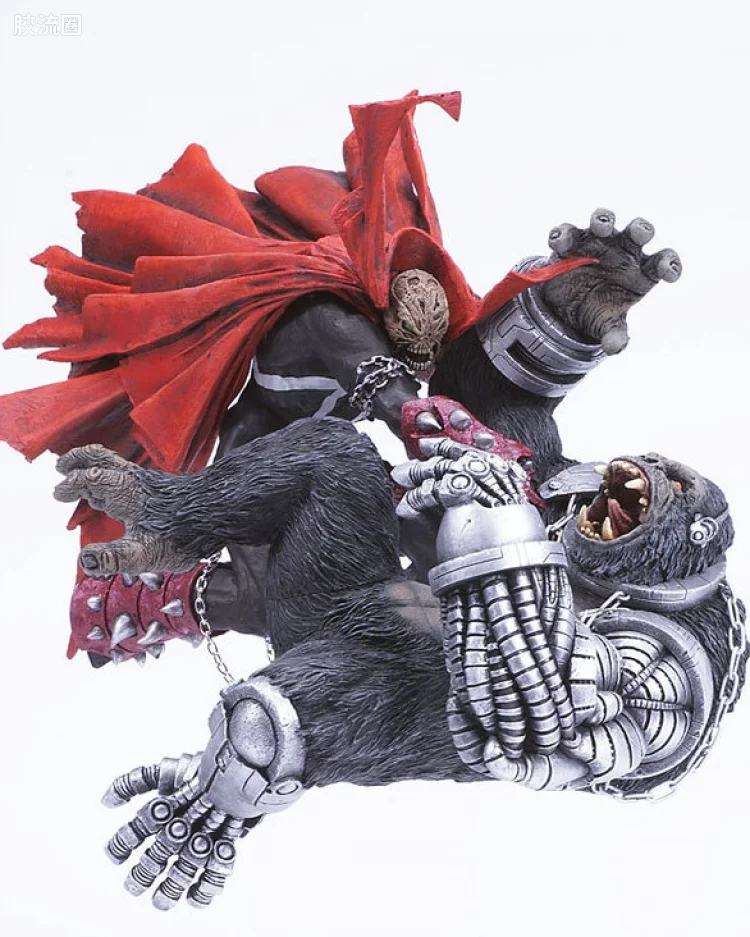 再生侠VS机械猩猩(SPAWN VS CY-GOR (ISSUE 57 COVER ART))
