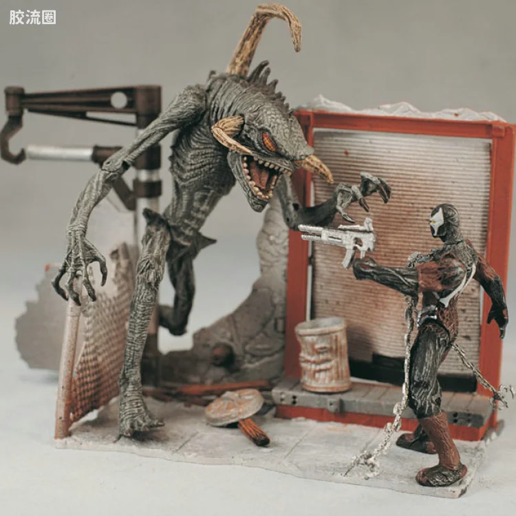 麦克法兰再生侠系列 电影版 再生侠小巷大战场景(SPAWN ALLEY PLAYSET)