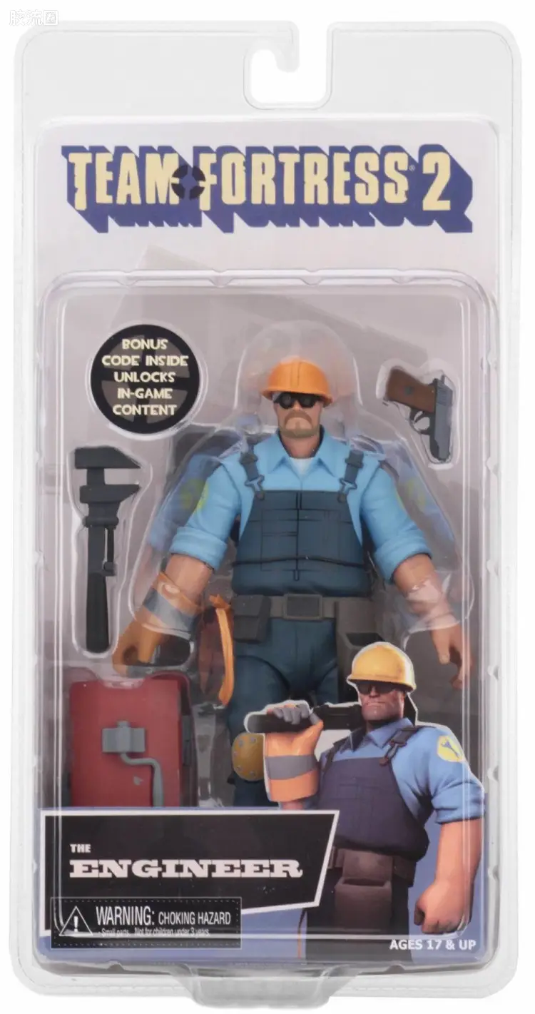 NECA 7寸可动人形系列 普通版 军团要塞2 工程师 第3.5代