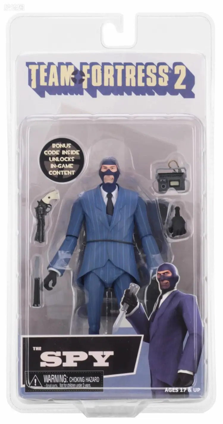 NECA 7寸可动人形系列 普通版 军团要塞2 间谍 第3.5代