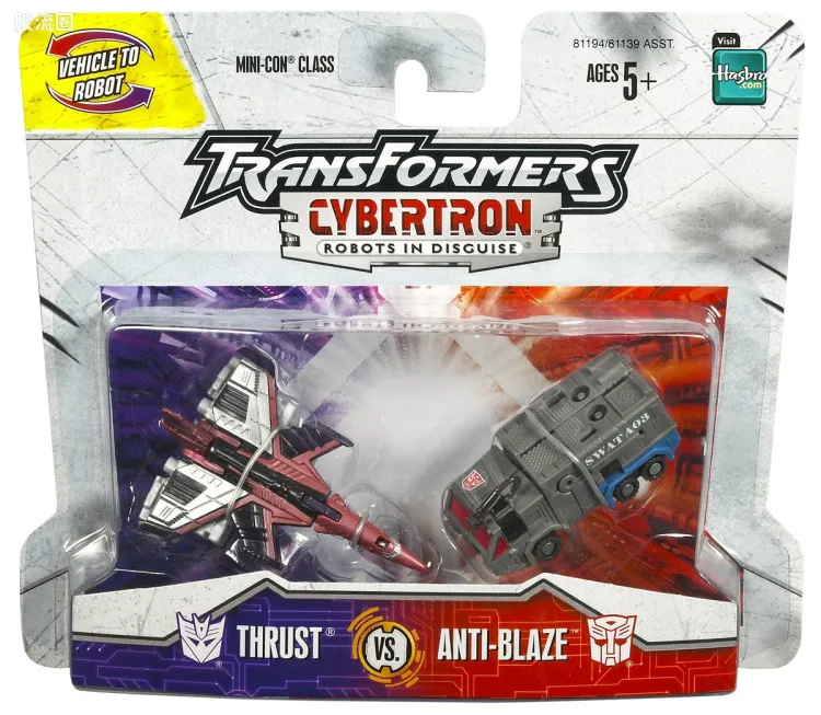 变形金刚Cybertron 塞伯坦之谜/塞伯坦传奇 迷你级 冲锋 VS 反焰