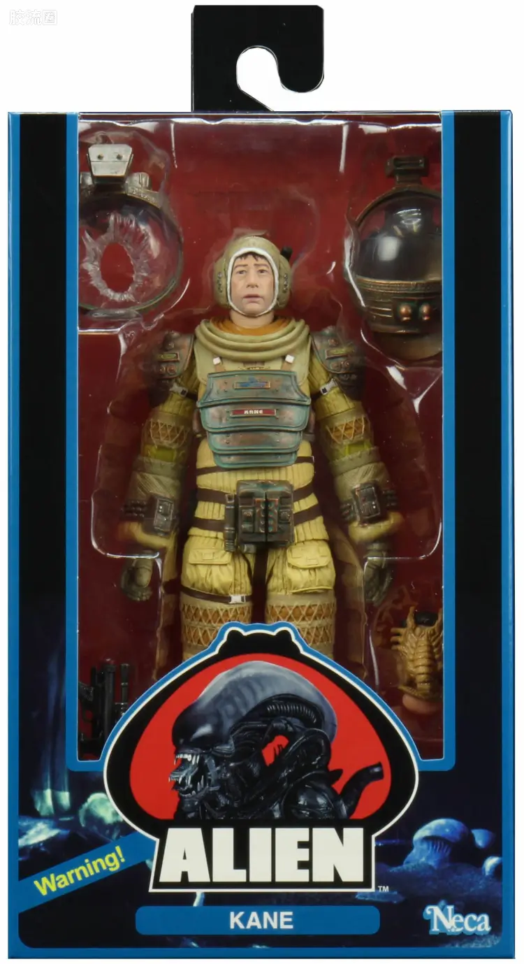 NECA 7寸可动人形系列 异形40周年电影版 凯恩 第3代