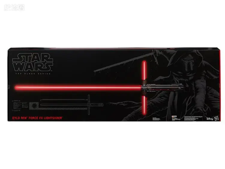 星球大战 THE BLACK SERIES 原力FX 光剑 凯洛·伦 加强版