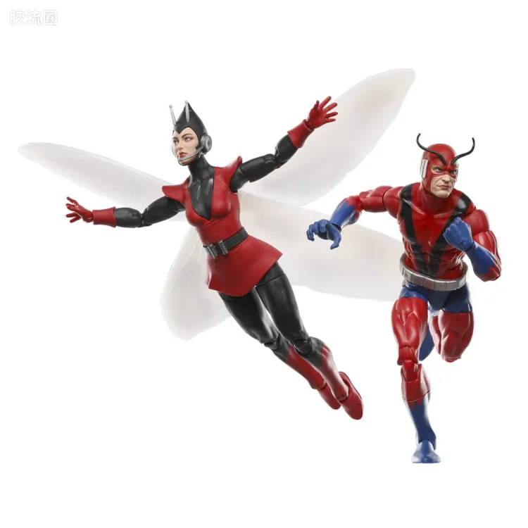 Marvel Legends/漫威传奇 可动人偶系列 60周年漫画 复仇者联盟系列 初代蚁人&黄蜂女