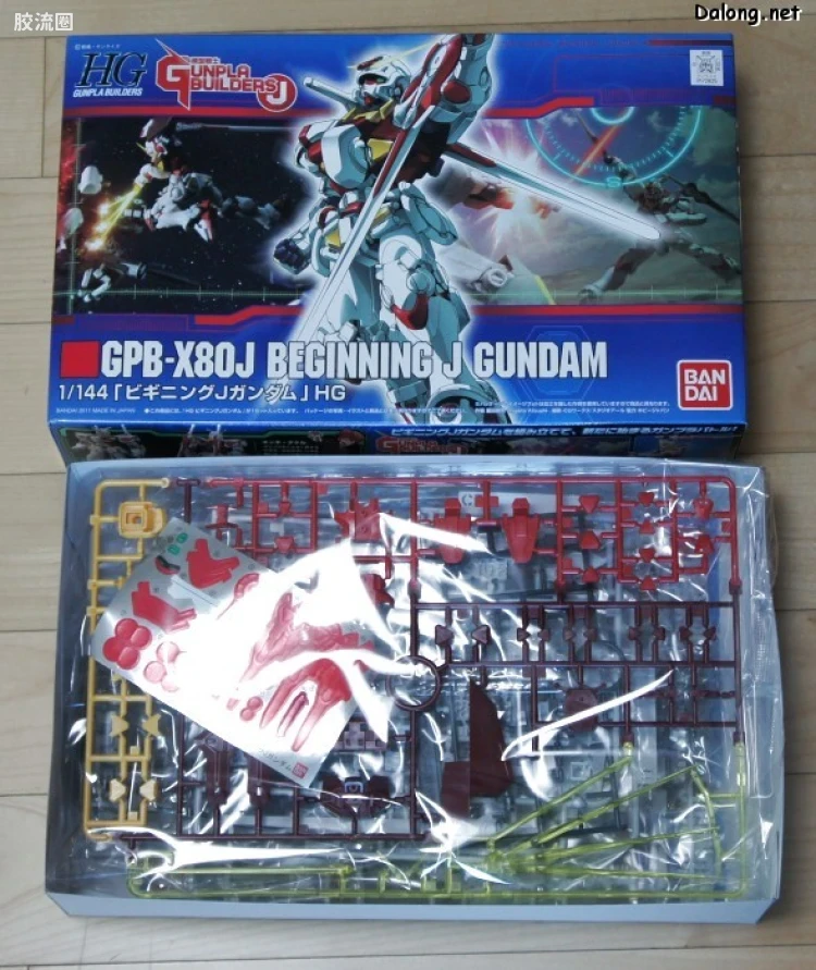 钢普拉Build 综合 HG 模型战士 高达模型制作者起始G 007 初始高达J型 - 图片