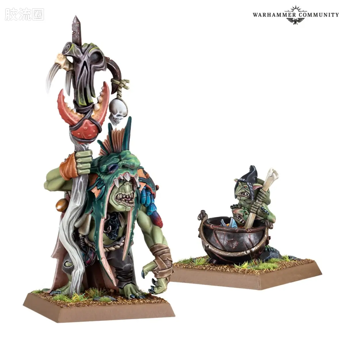战锤：旧世界 Warhammer: The Old World Orc and Goblin Tribes 兽人与地精部落 初版 兽人萨满 奥格德鲁兹·沼泽之掘
