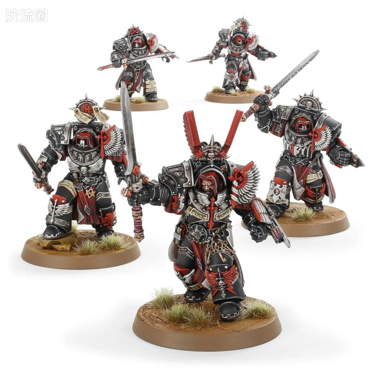 战锤：荷鲁斯之乱 Warhammer: The Horus Heresy Dark Angels 第一军团 黑暗天使 初版 内环骑士 赛诺比姆小队
