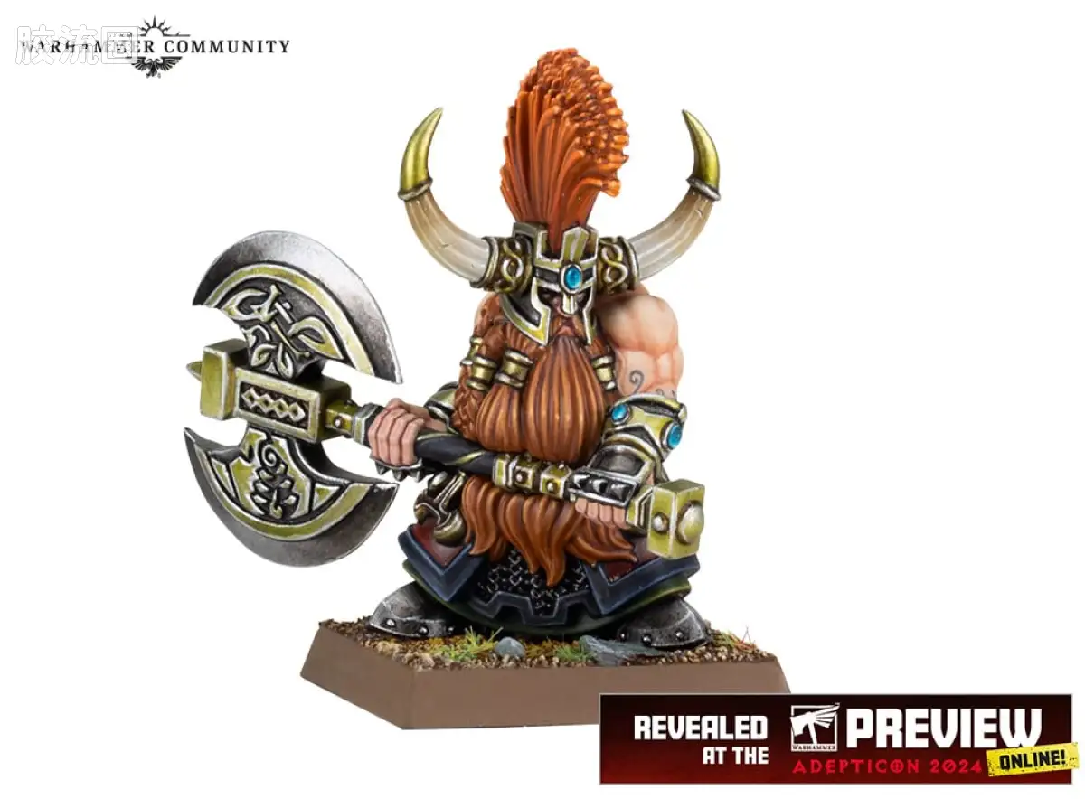 战锤：旧世界 Warhammer: The Old World Dwarfen Mountain Holds 矮人山据点 初版 卡拉克·卡德林的屠夫王 阿格里姆·铁拳
