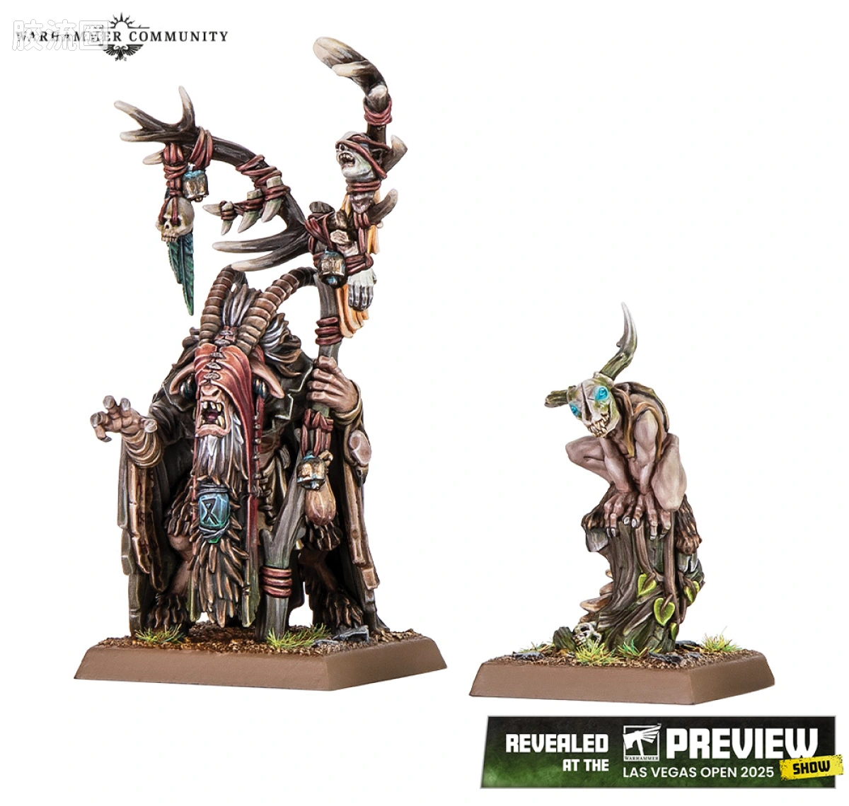 战锤：旧世界 Warhammer: The Old World Beastmen Brayherds 野兽人嘶叫兽群 初版 嘶叫萨满 克拉玛 毁灭先知