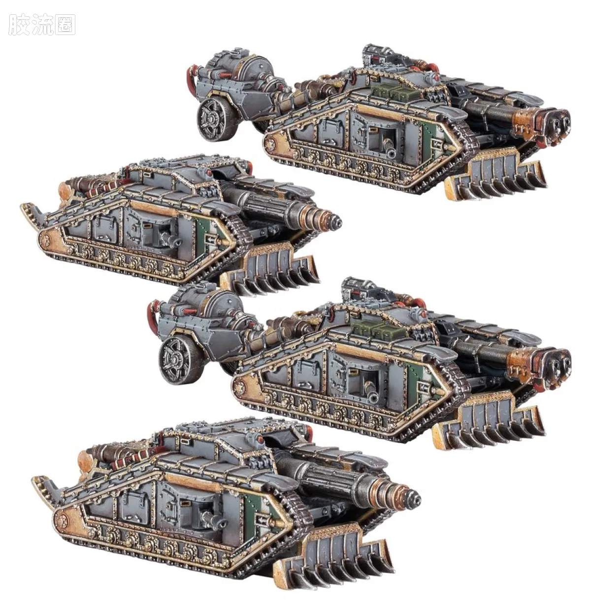 军团：帝国 Legions Imperialis Solar Auxilia 太阳辅助军 初版 地狱火型马卡多坦克与瓦尔多坦克歼灭者