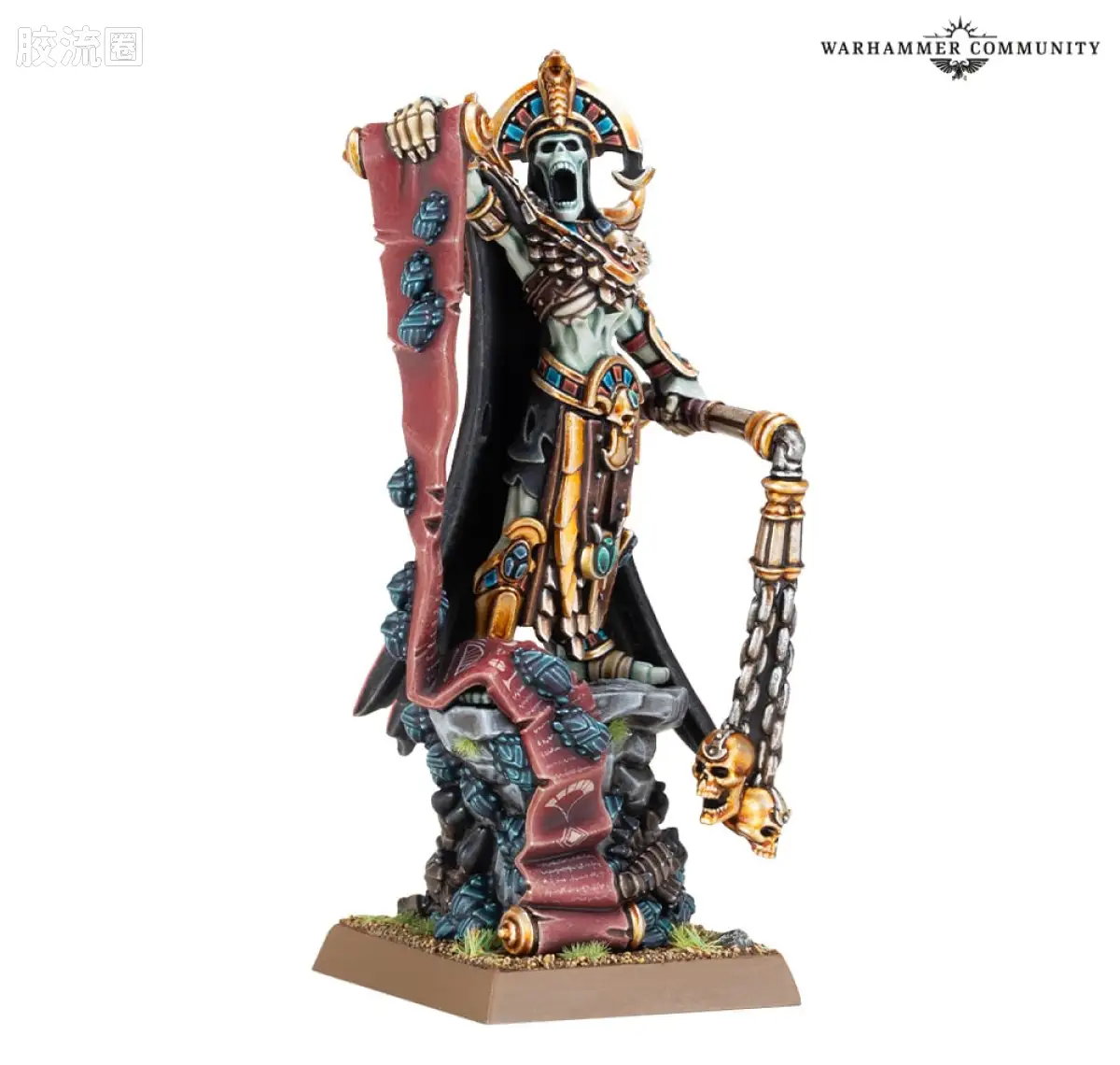 战锤：旧世界 Warhammer: The Old World Tomb Kings of Khemri 古墓王克姆瑞 初版 塞特拉信使 涅卡夫