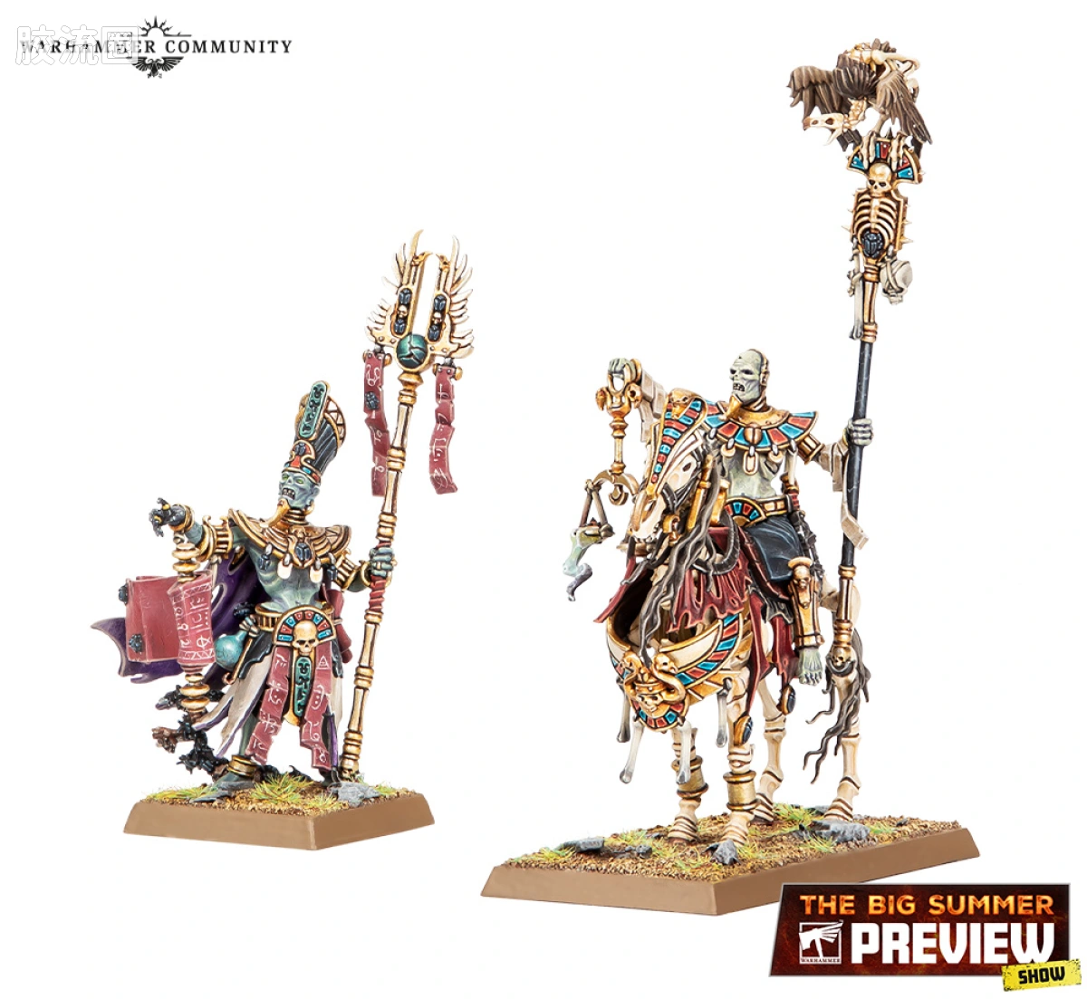 战锤：旧世界 Warhammer: The Old World Tomb Kings of Khemri 古墓王克姆瑞 初版 巫妖祭司