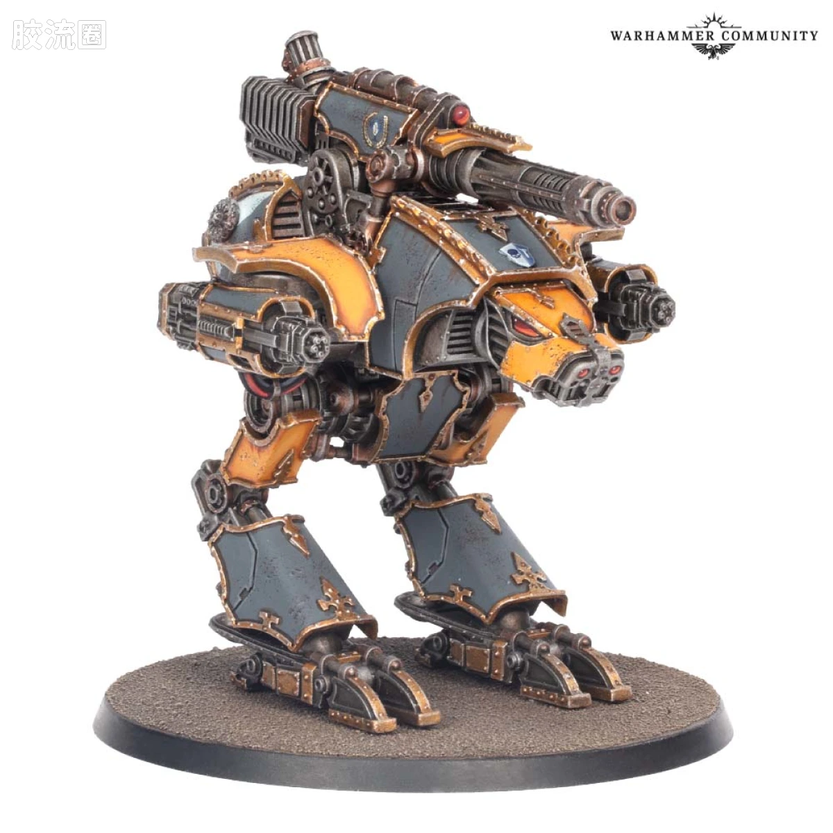 泰坦修会：荷鲁斯之乱 Adeptus Titanicus: The Horus Heresy Adeptus Titanicus 泰坦修会 初版 恶狼级重型侦察泰坦