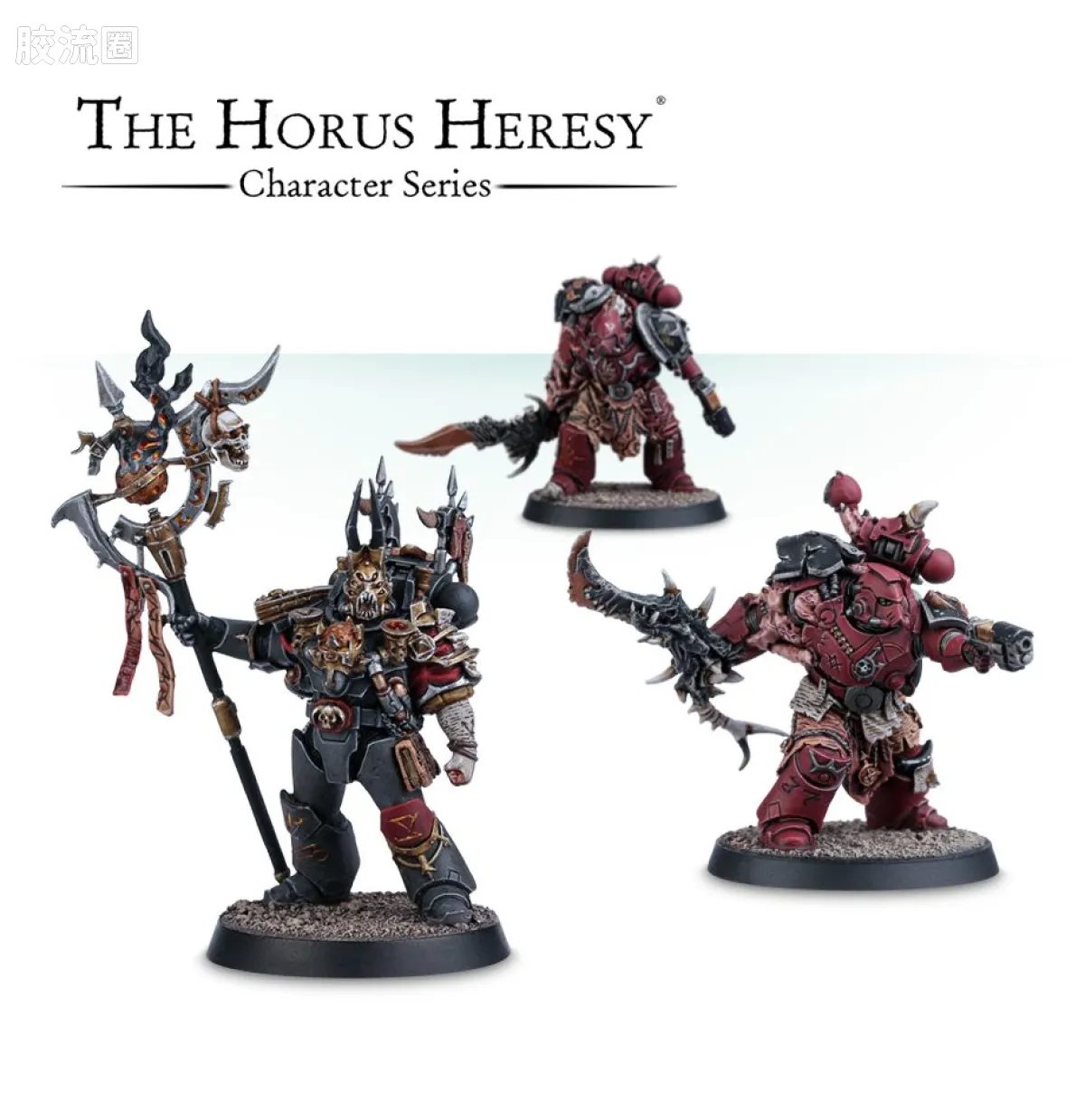 战锤：荷鲁斯之乱 Warhammer: The Horus Heresy Word Bearers 第十七军团 怀言者 初版 扎渡·拉亚克和剑奴