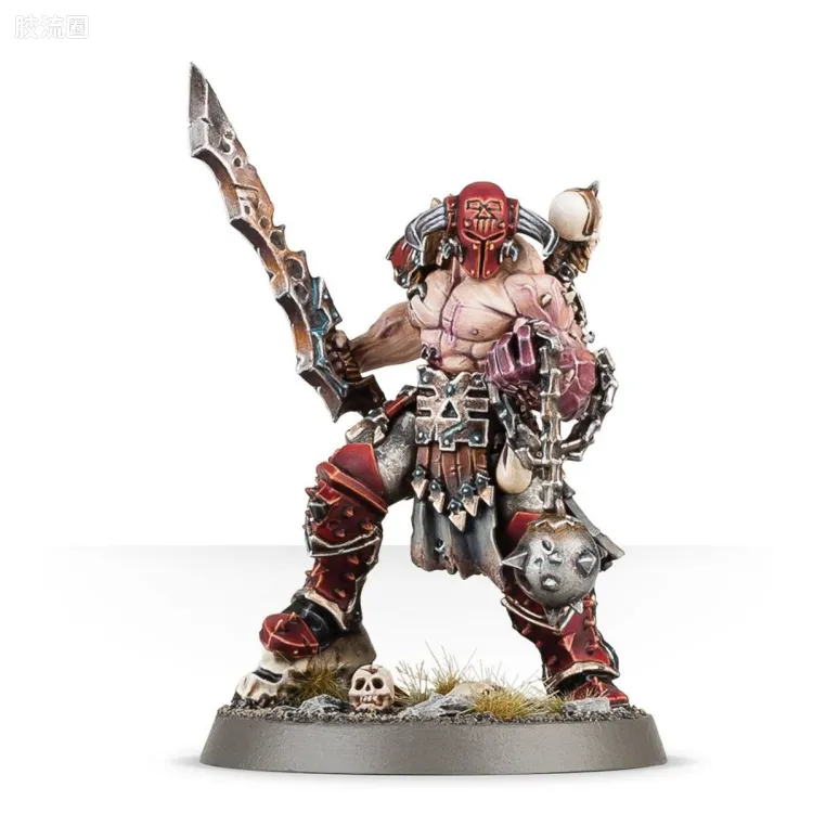 战锤：西格玛时代 Warhammer：Age of Sigmar Blades of Khorne 恐虐之刃 初版 持劈砍之刃和狂怒链锤的杀戮祭司