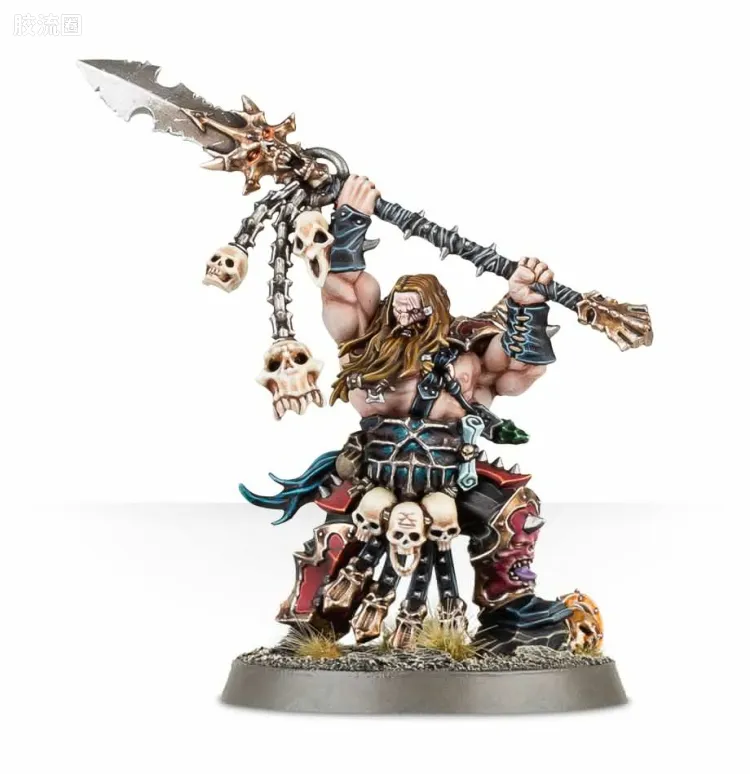 战锤：西格玛时代 Warhammer：Age of Sigmar Blades of Khorne 恐虐之刃 初版 持穿刺之矛的高阶死亡使者