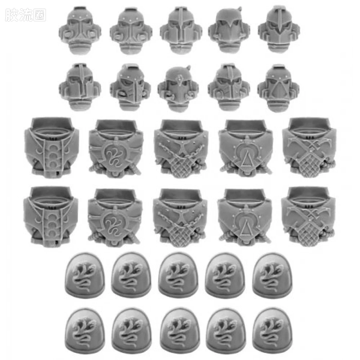战锤：荷鲁斯之乱 Warhammer: The Horus Heresy Alpha Legion 第二十军团 阿尔法军团 初版 星际战士升级改件