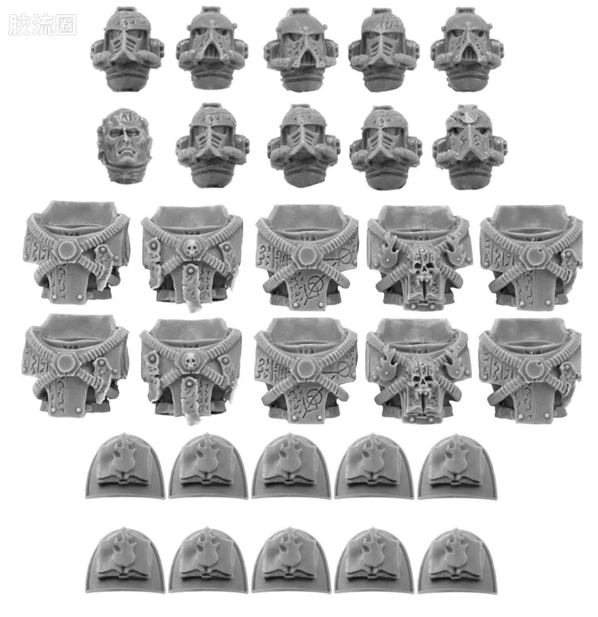 战锤：荷鲁斯之乱 Warhammer: The Horus Heresy Word Bearers 第十七军团 怀言者 初版 星际战士升级改件