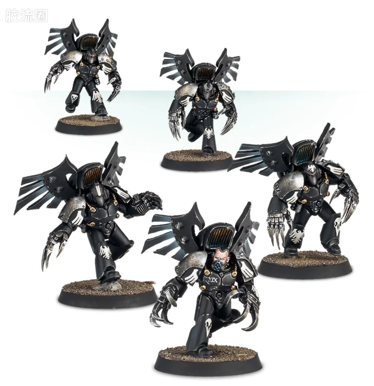 战锤：荷鲁斯之乱 Warhammer: The Horus Heresy Raven Guard 第十九军团 暗鸦守卫 初版 暗怒突击小队