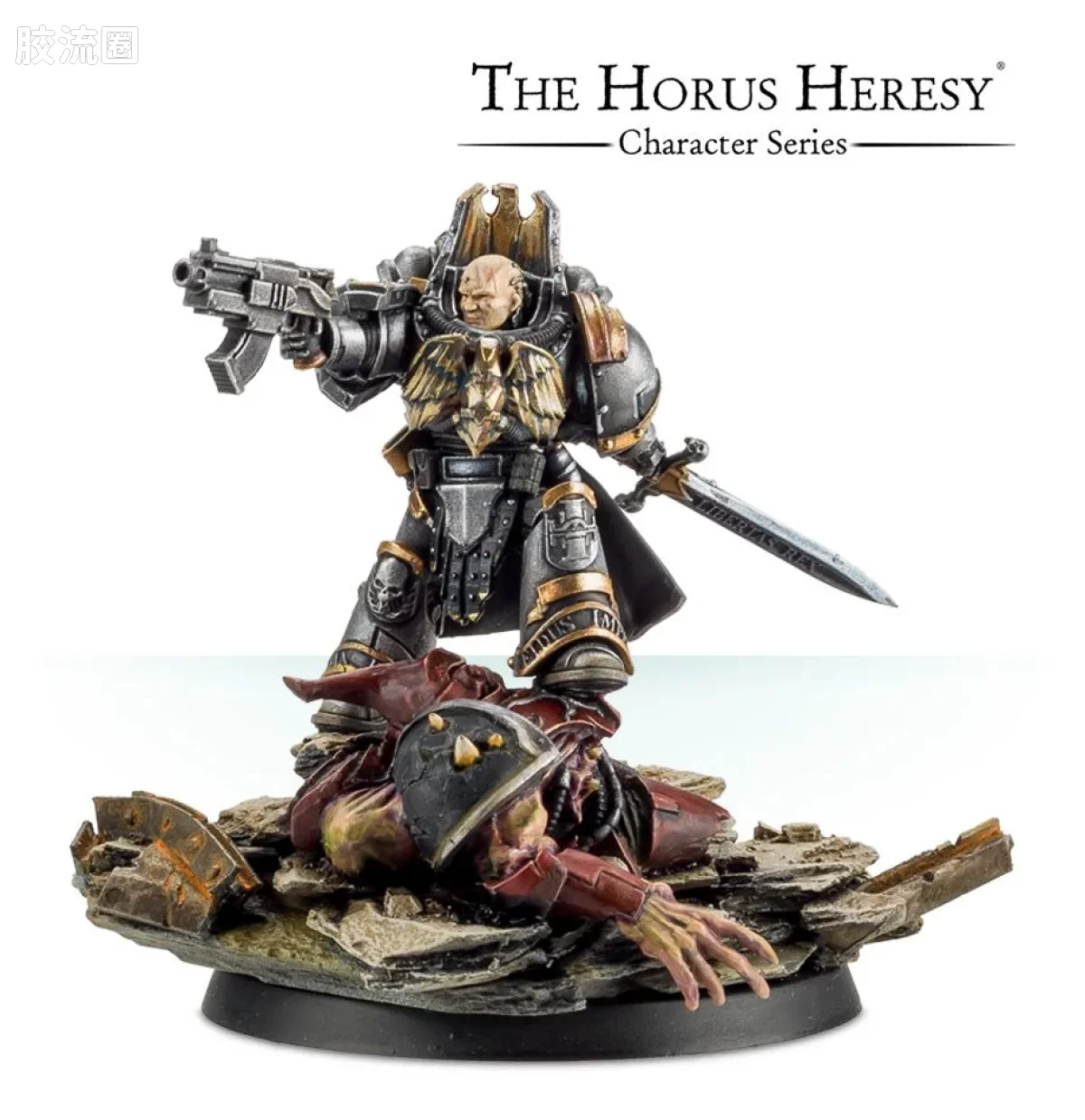 战锤：荷鲁斯之乱 Warhammer: The Horus Heresy 帝国通用单位 初版 死亡守卫忠诚派 七连长 那撒尼尔·加罗