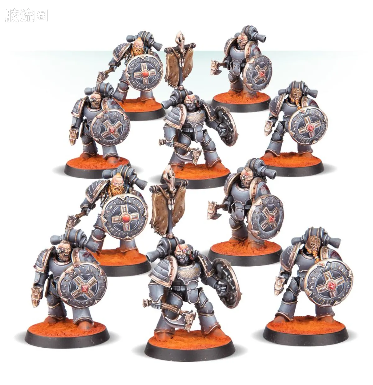 战锤：荷鲁斯之乱 Warhammer: The Horus Heresy Space Wolves 第六军团 太空野狼 初版 灰色屠杀者近距离作战小队
