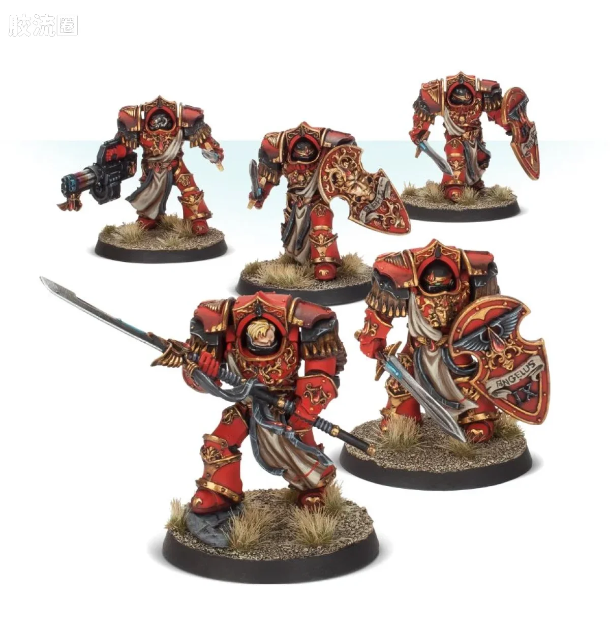 战锤：荷鲁斯之乱 Warhammer: The Horus Heresy Blood Angels 第九军团 圣血天使 初版 猩红圣骑士