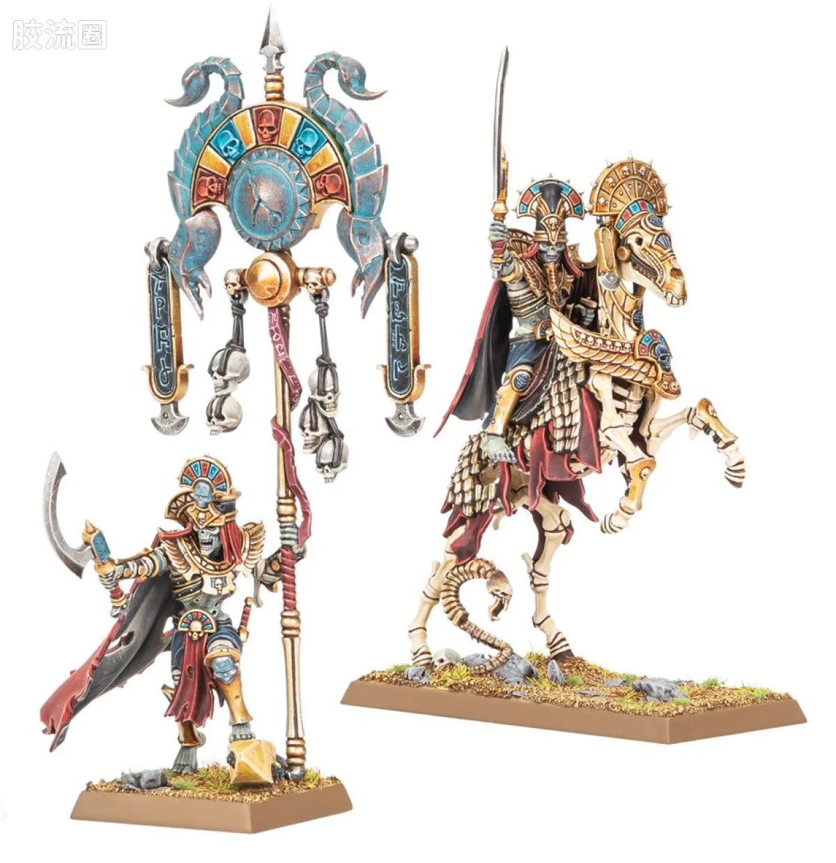 战锤：旧世界 Warhammer: The Old World Tomb Kings of Khemri 古墓王克姆瑞 初版 皇家传令官
