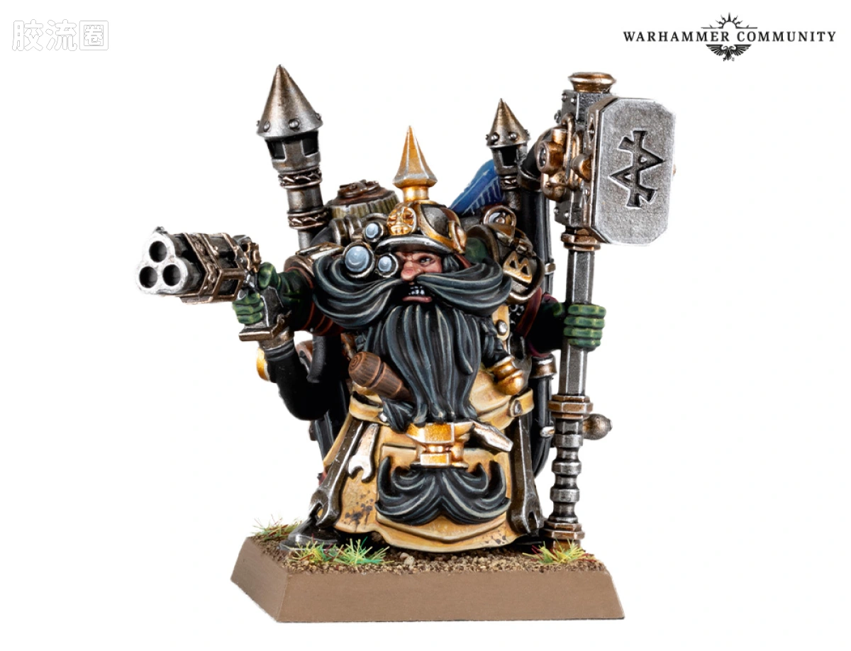 战锤：旧世界 Warhammer: The Old World Dwarfen Mountain Holds 矮人山据点 初版 矮人工程师 布洛克 · 达明森
