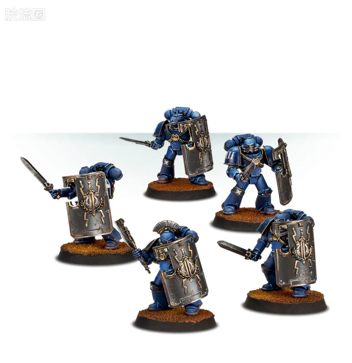 战锤：荷鲁斯之乱 Warhammer: The Horus Heresy Ultramarines 第十三军团 极限战士 初版 禁卫军跳帮小队