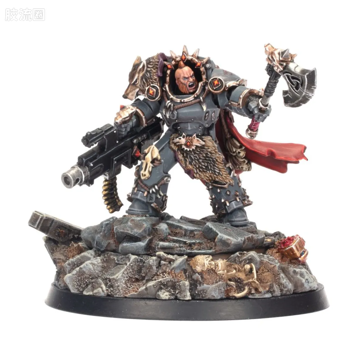 战锤：荷鲁斯之乱 Warhammer: The Horus Heresy Space Wolves 第六军团 太空野狼 初版 第四大连长 哈维尔·红刃