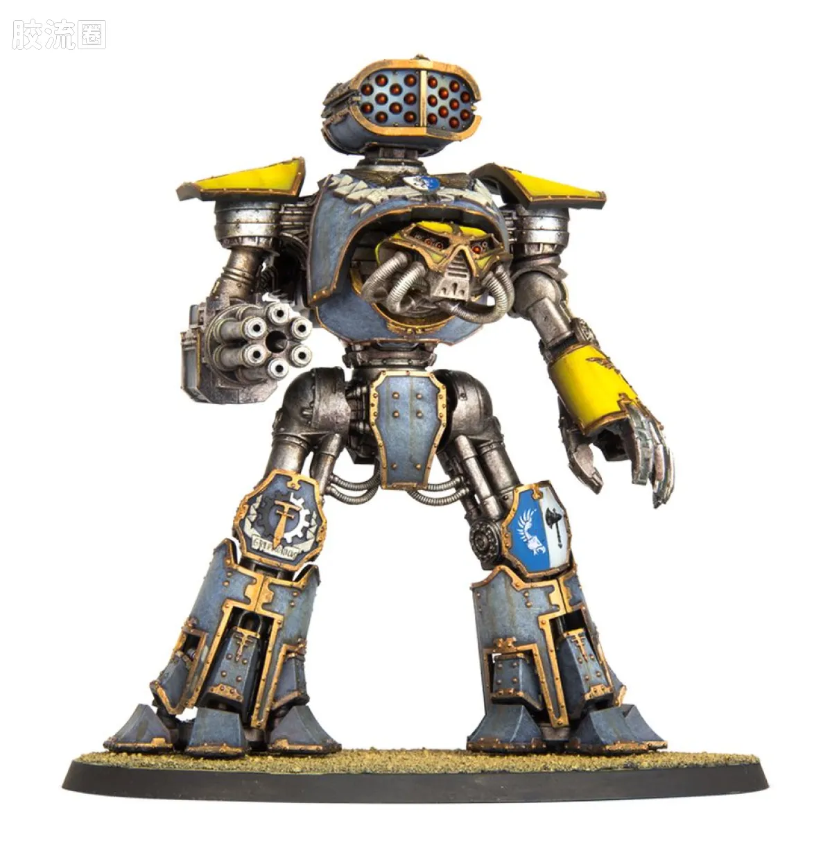 军团：帝国 Legions Imperialis Titan Legions 泰坦军团 初版 装备动力拳和加特林爆破炮的掠夺者级泰坦