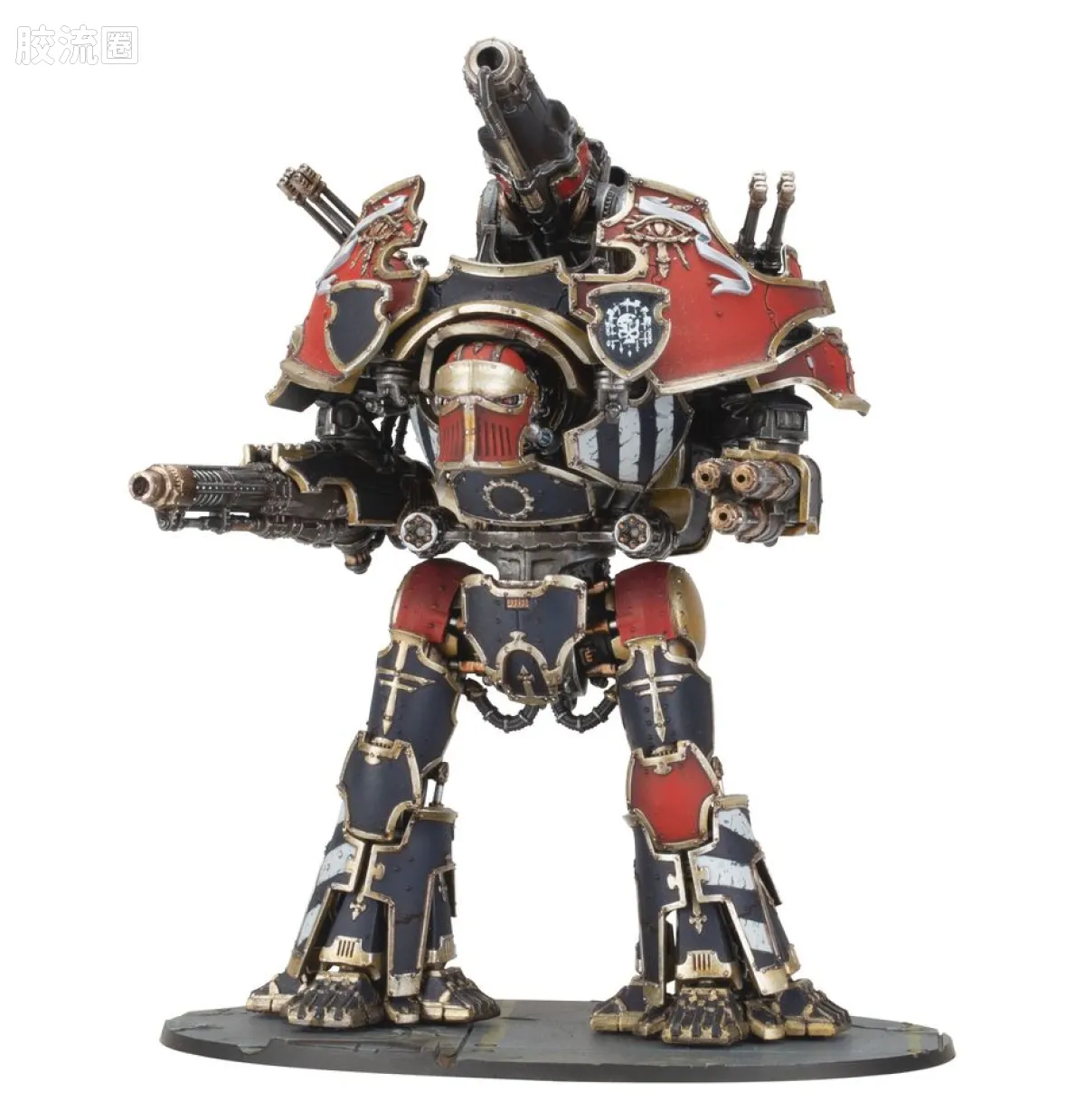 军团：帝国 Legions Imperialis Titan Legions 泰坦军团 初版 装备地震炮，火山炮及激光冲击炮的战争使者级天罚型泰坦