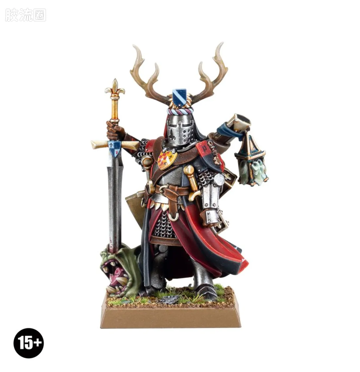 战锤：旧世界 Warhammer: The Old World Kingdom of Bretonnia 巴托尼亚王国 初版 装备巨剑的探险圣骑士