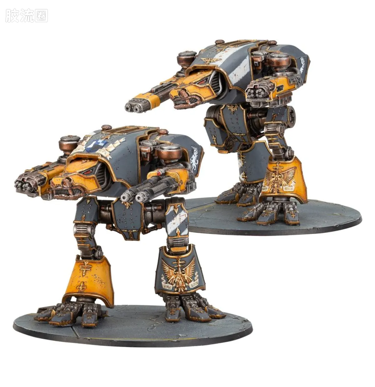 军团：帝国 Legions Imperialis Titan Legions 泰坦军团 初版 装备涡轮激光破坏者和火神巨型爆弹枪的战犬级侦察泰坦