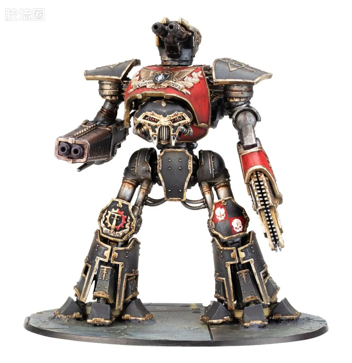 军团：帝国 Legions Imperialis Titan Legions 泰坦军团 初版 装备热熔大炮和链锯拳的掠夺者级战斗泰坦