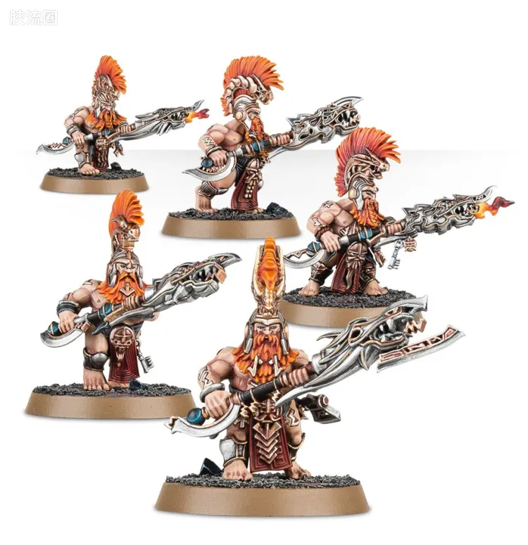 战锤：西格玛时代 Warhammer：Age of Sigmar Fyreslayers 炽焰屠夫 初版 赤金炉卫
