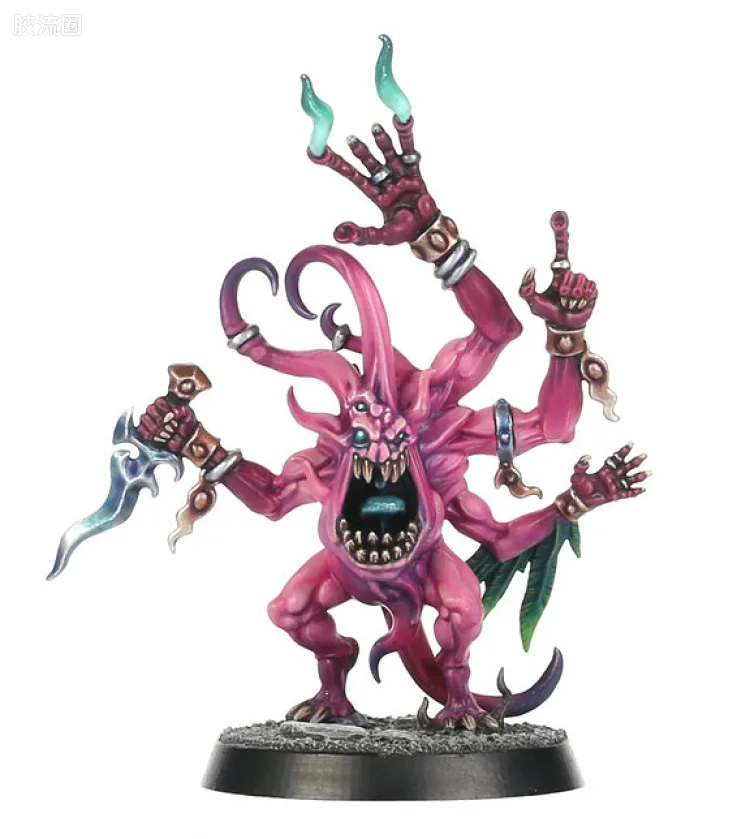 战锤：西格玛时代 Warhammer：Age of Sigmar Disciples of Tzeentch 奸奇使徒 初版 银塔 粉色惧妖