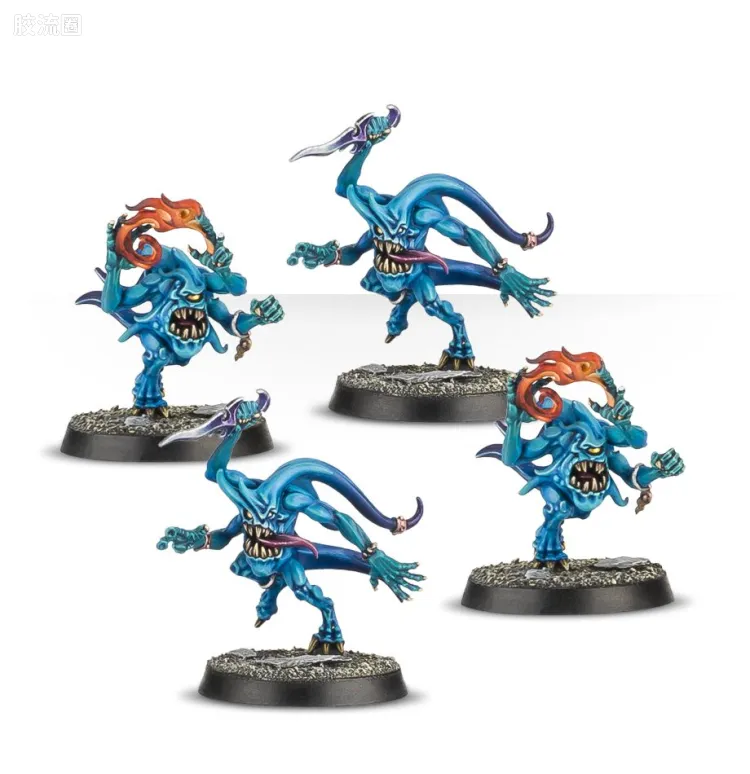 战锤：西格玛时代 Warhammer：Age of Sigmar Disciples of Tzeentch 奸奇使徒 初版 银塔 蓝色惧妖