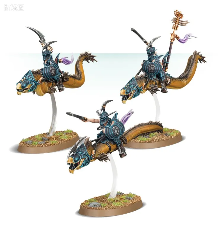 战锤：西格玛时代 Warhammer：Age of Sigmar Idoneth Deepkin 深渊海灵 初版 阿凯兰 伊许莱恩守卫