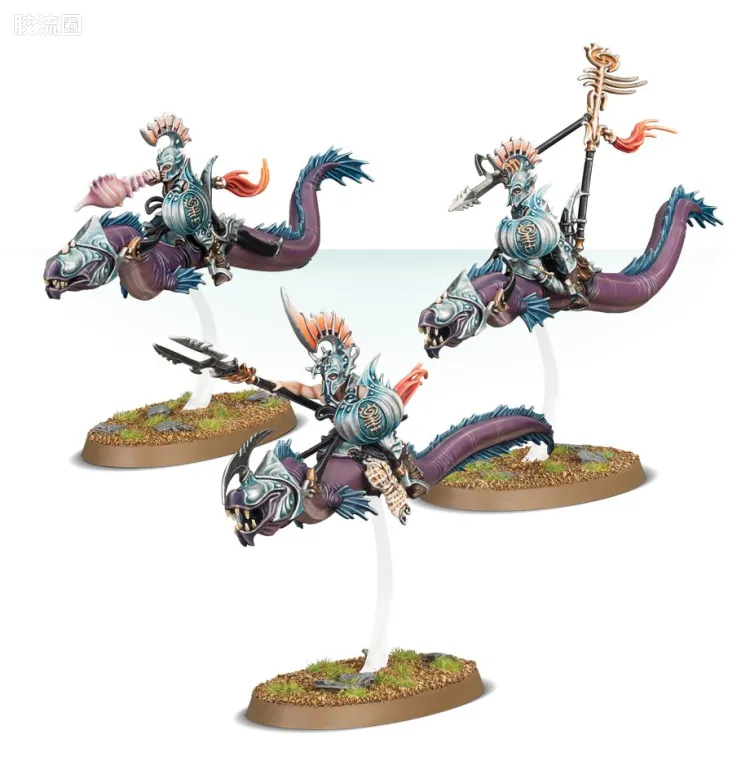 战锤：西格玛时代 Warhammer：Age of Sigmar Idoneth Deepkin 深渊海灵 初版 阿凯兰 摩萨守卫