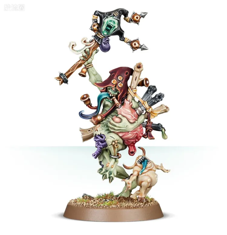 战锤：西格玛时代 Warhammer：Age of Sigmar Maggotkin of Nurgle 纳垢蛆裔 初版 雀跃乐手 纳垢先锋