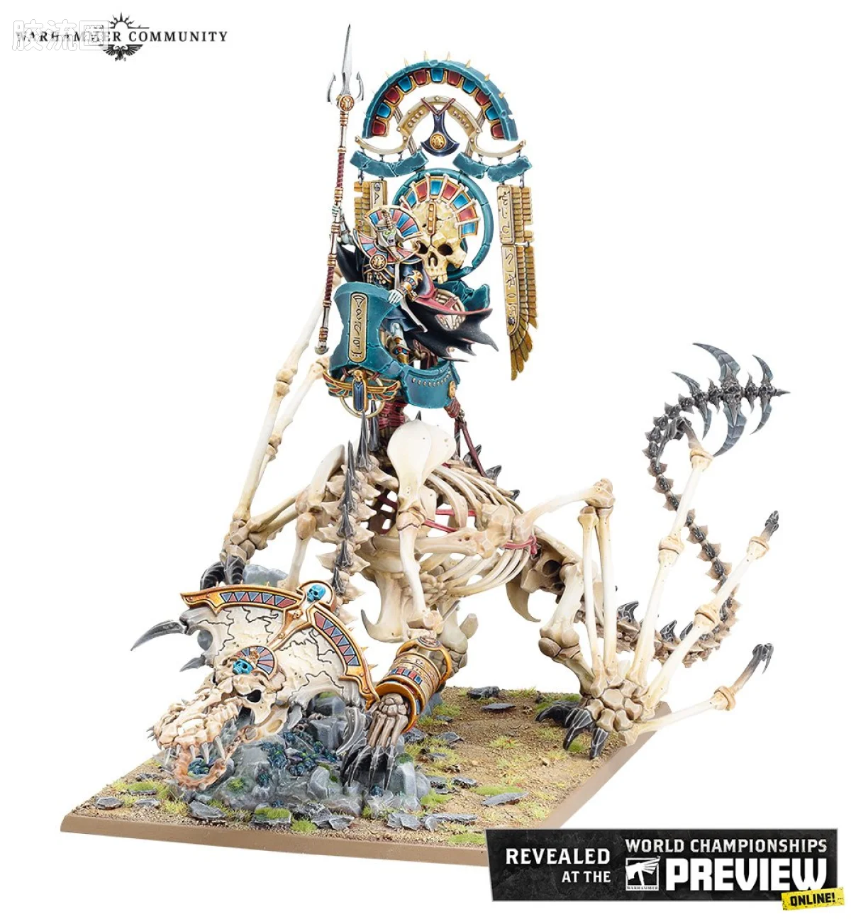 战锤：旧世界 Warhammer: The Old World Tomb Kings of Khemri 古墓王克姆瑞 初版 骑死灵骨龙的古墓王