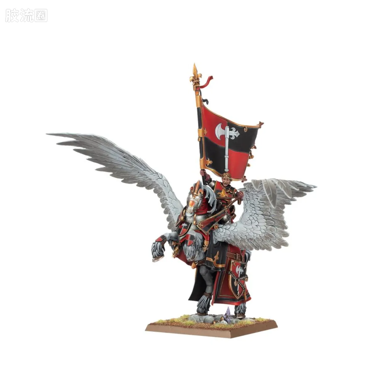 战锤：旧世界 Warhammer: The Old World Kingdom of Bretonnia 巴托尼亚王国 初版 骑皇家飞马的战斗旗手