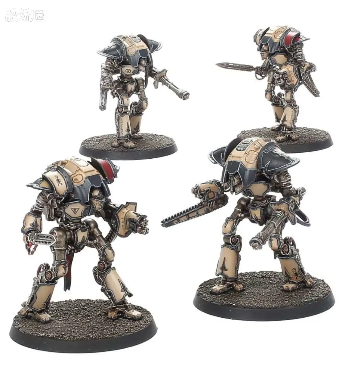 泰坦修会：荷鲁斯之乱 Adeptus Titanicus: The Horus Heresy Adeptus Titanicus 泰坦修会 初版 黄泉型与惩戒者型角蝰骑士