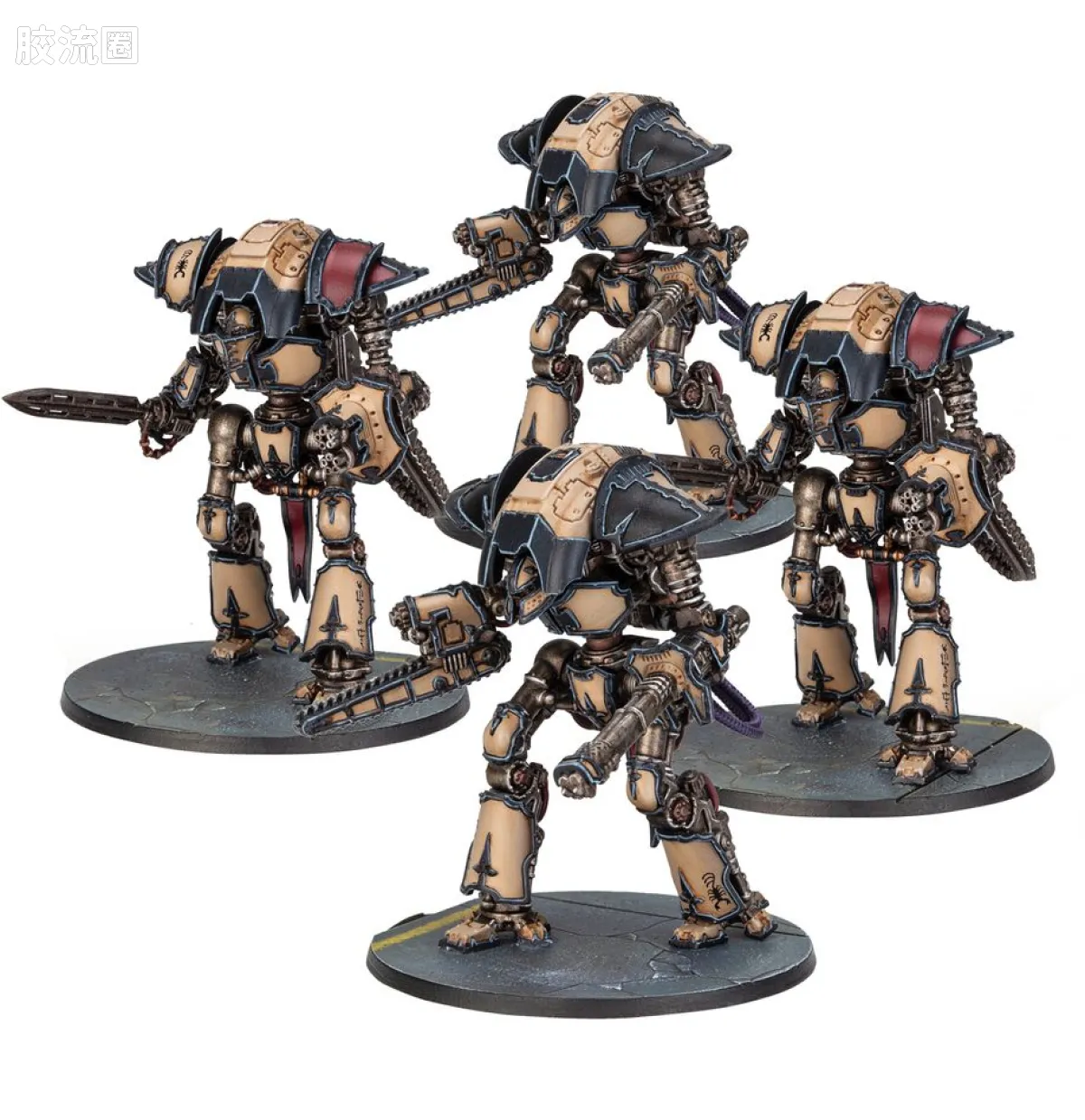 军团：帝国 Legions Imperialis Knight Households 骑士家族 初版 黄泉型与惩戒者型角蝰骑士
