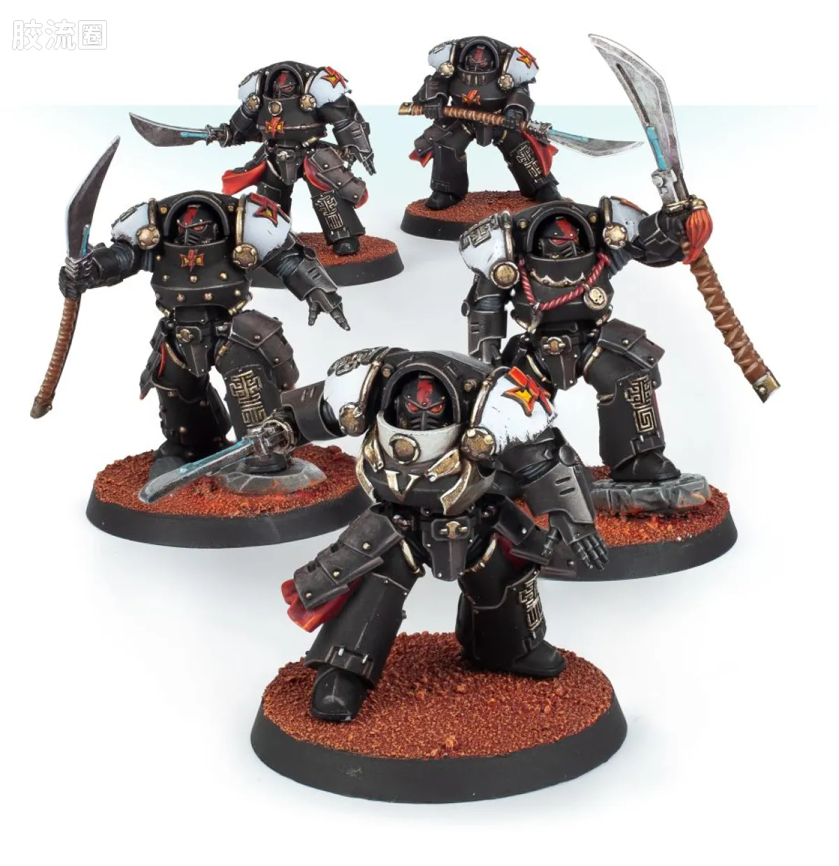 战锤：荷鲁斯之乱 Warhammer: The Horus Heresy White Scars 第五军团 白疤 初版  黑怯薛终结者小队