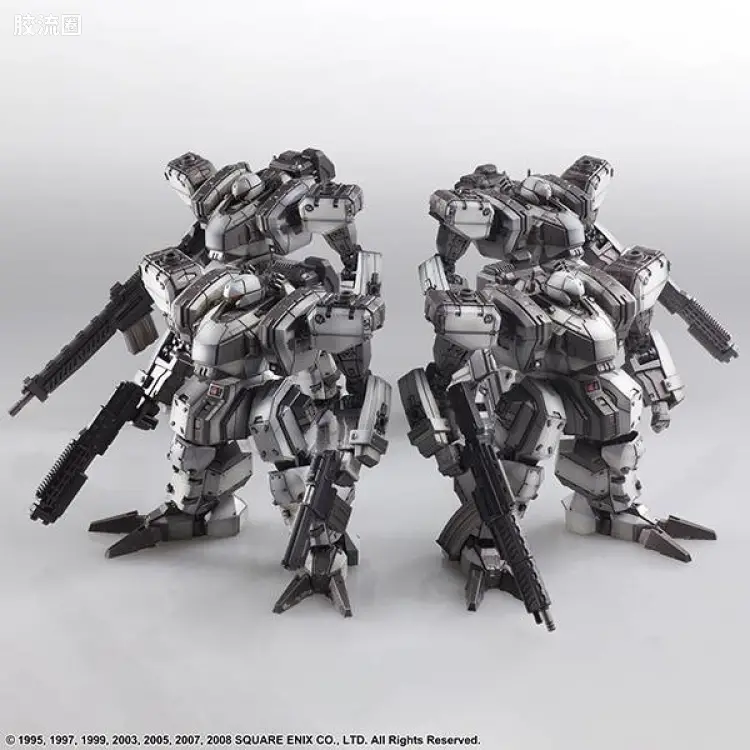 SQUARE ENIX 拼装系列 STRUCTURE ARTS系列 <前线任务> Vol.4 Zenith DV 白色ver. 4机套装